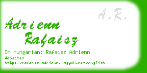 adrienn rafaisz business card